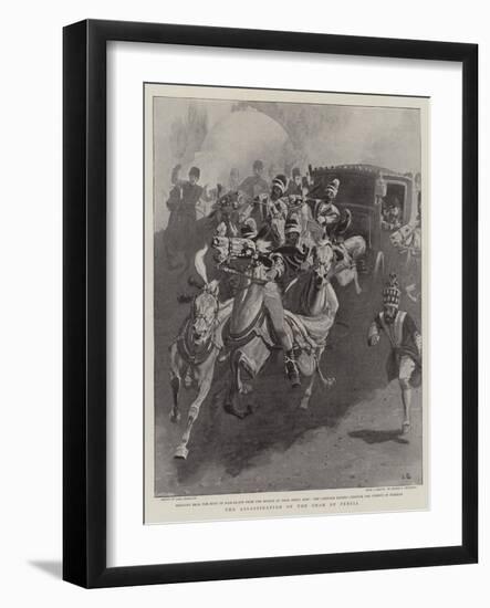 The Assassination of the Shah of Persia-John Charlton-Framed Giclee Print