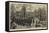 The Assassinations in Dublin, Funeral of Lord Frederick Cavendish at Edensor, Near Chatsworth-null-Framed Stretched Canvas