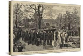 The Assassinations in Dublin, Funeral of Lord Frederick Cavendish at Edensor, Near Chatsworth-null-Stretched Canvas