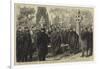 The Assassinations in Dublin, Funeral of Mr Burke in Glasnevin Cemetery-null-Framed Giclee Print