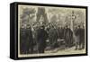 The Assassinations in Dublin, Funeral of Mr Burke in Glasnevin Cemetery-null-Framed Stretched Canvas