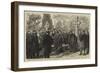 The Assassinations in Dublin, Funeral of Mr Burke in Glasnevin Cemetery-null-Framed Giclee Print