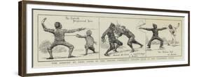 The Assault at Arms Given by the Oxford University Fencing Club at the Clarendon Rooms-null-Framed Premium Giclee Print