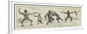 The Assault at Arms Given by the Oxford University Fencing Club at the Clarendon Rooms-null-Framed Premium Giclee Print