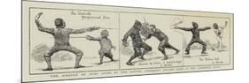 The Assault at Arms Given by the Oxford University Fencing Club at the Clarendon Rooms-null-Mounted Premium Giclee Print