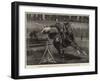 The Assault of Arms at the Agricultural Hall, Cleaving the Turk's Head-Richard Caton Woodville II-Framed Giclee Print
