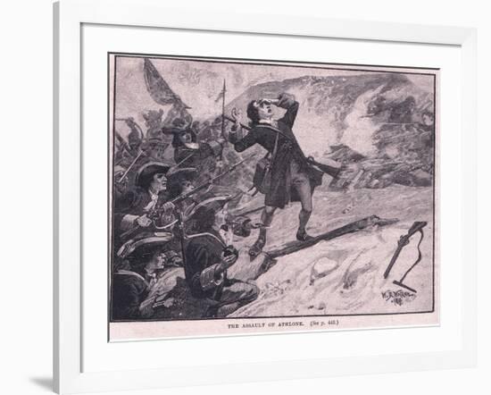 The Assault on Athlone Ad 1691-William Barnes Wollen-Framed Giclee Print