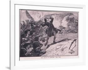 The Assault on Athlone Ad 1691-William Barnes Wollen-Framed Giclee Print