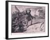 The Assault on Athlone Ad 1691-William Barnes Wollen-Framed Giclee Print