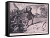 The Assault on Athlone Ad 1691-William Barnes Wollen-Framed Stretched Canvas