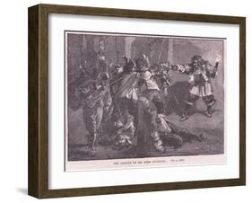 The Assault on Sir John Coventry-Walter Stanley Paget-Framed Giclee Print