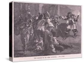 The Assault on Sir John Coventry-Walter Stanley Paget-Stretched Canvas