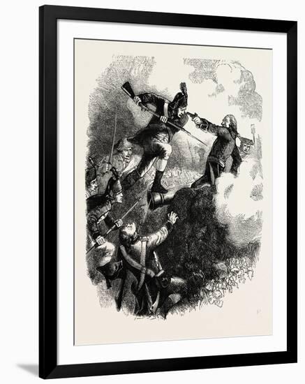 The Assault on Stony Point; the Battle of Stony Point, American Revolutionary War, USA, 1870S-null-Framed Giclee Print