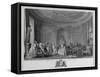 The Assembly at the Concert, Engraved by Francois Nicolas Barthelemy Dequevauviller (1745-1807)-Niclas II Lafrensen-Framed Stretched Canvas