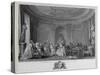 The Assembly at the Concert, Engraved by Francois Nicolas Barthelemy Dequevauviller (1745-1807)-Niclas II Lafrensen-Stretched Canvas