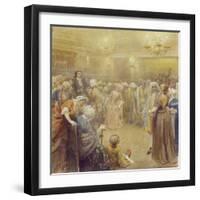 The Assembly at the Time of Peter I-Klavdi Vasilyevich Lebedev-Framed Giclee Print