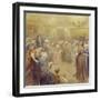 The Assembly at the Time of Peter I-Klavdi Vasilyevich Lebedev-Framed Giclee Print