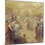 The Assembly at the Time of Peter I-Klavdi Vasilyevich Lebedev-Mounted Giclee Print