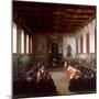 The Assembly of Notables at Rouen by Henry IV in 1596-Jean Alaux-Mounted Giclee Print