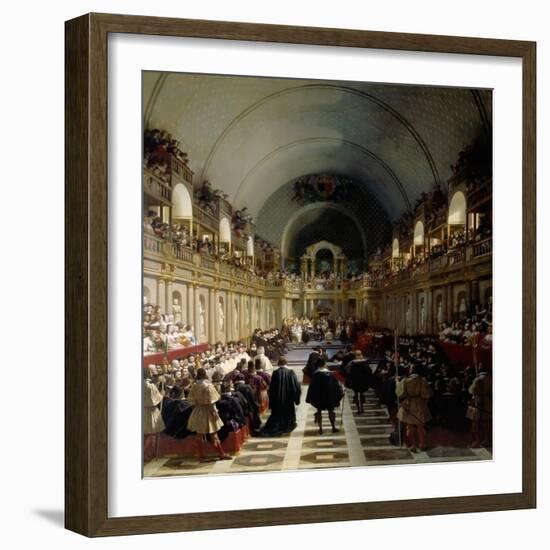 The Assembly of the Estates-General on October 27, 1614-Jean Alaux-Framed Giclee Print