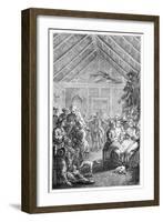 The Assembly of Winter-Hubert Francois Gravelot-Framed Giclee Print