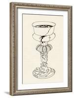 The Assignation, Cup of Poison-Arthur Rackham-Framed Art Print