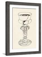 The Assignation, Cup of Poison-Arthur Rackham-Framed Art Print