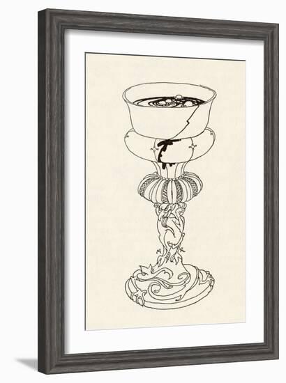 The Assignation, Cup of Poison-Arthur Rackham-Framed Art Print