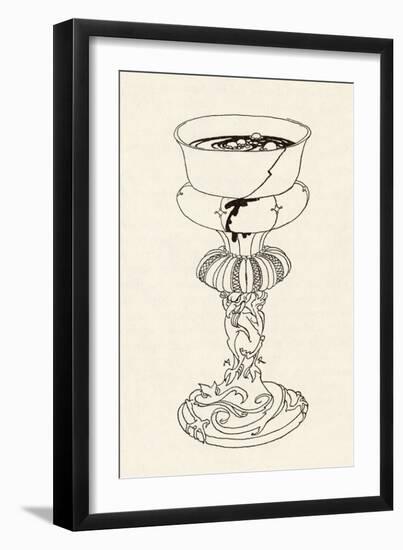 The Assignation, Cup of Poison-Arthur Rackham-Framed Art Print