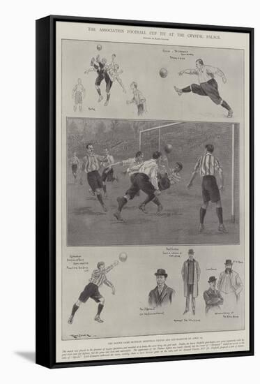 The Association Football Cup Tie at the Crystal Palace-Ralph Cleaver-Framed Stretched Canvas