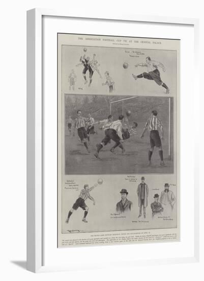 The Association Football Cup Tie at the Crystal Palace-Ralph Cleaver-Framed Giclee Print