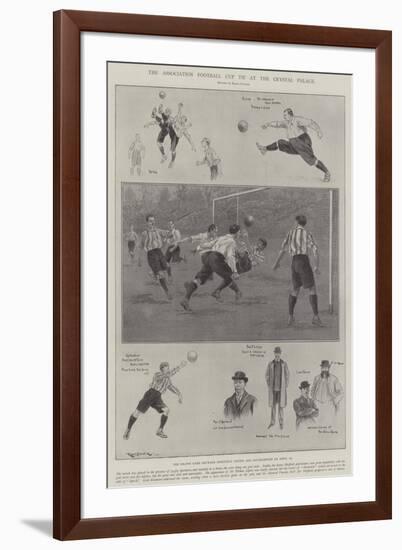 The Association Football Cup Tie at the Crystal Palace-Ralph Cleaver-Framed Giclee Print