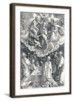 The Assumption and Coronation of the Virgin, 1510-Albrecht Dürer-Framed Giclee Print