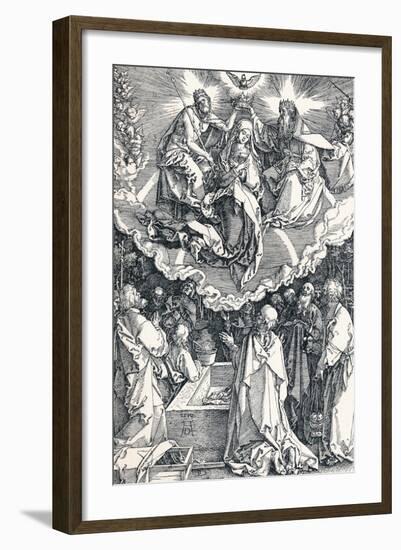 The Assumption and Coronation of the Virgin, 1510-Albrecht Dürer-Framed Giclee Print