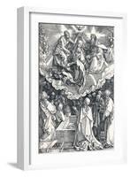 The Assumption and Coronation of the Virgin, 1510-Albrecht Dürer-Framed Giclee Print