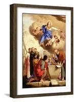 The Assumption, c.1653-5-Laurent de La Hire or La Hyre-Framed Giclee Print