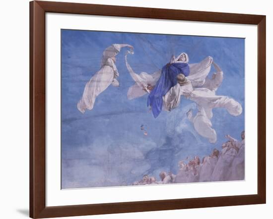 The Assumption, Fresco-Domenico Morelli-Framed Giclee Print