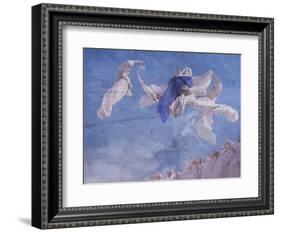 The Assumption, Fresco-Domenico Morelli-Framed Giclee Print