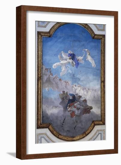 The Assumption, Fresco-Domenico Morelli-Framed Giclee Print