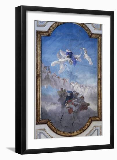 The Assumption, Fresco-Domenico Morelli-Framed Giclee Print