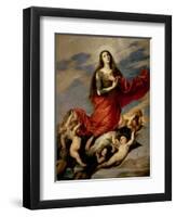 The Assumption of Mary Magdalene, 1636-Jusepe de Ribera-Framed Giclee Print