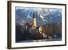 The Assumption of Mary Pilgrimage Church on Lake Bled, Bled, Slovenia, Europe-Miles Ertman-Framed Photographic Print