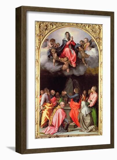 The Assumption of Mary-Andrea del Sarto-Framed Giclee Print