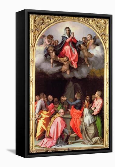 The Assumption of Mary-Andrea del Sarto-Framed Stretched Canvas