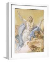 The Assumption of Mary-Giambattista Tiepolo-Framed Giclee Print