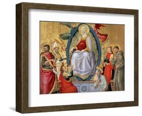 The Assumption of the Blessed Virgin Mary, 1464-1465-Neri Di Bicci-Framed Giclee Print