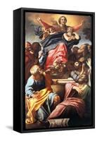 The Assumption of the Blessed Virgin Mary, 1600-1601-Annibale Carracci-Framed Stretched Canvas