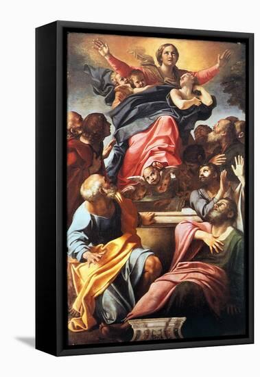 The Assumption of the Blessed Virgin Mary, 1600-1601-Annibale Carracci-Framed Stretched Canvas