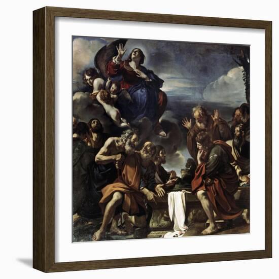 The Assumption of the Blessed Virgin Mary, 1623-Guercino-Framed Giclee Print