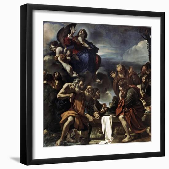 The Assumption of the Blessed Virgin Mary, 1623-Guercino-Framed Giclee Print